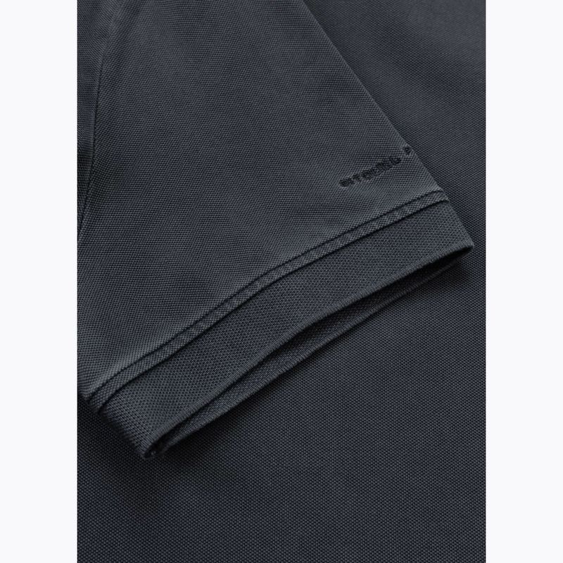 Pánské polotričko Pitbull Washed Polo Shirt dark graphite 5