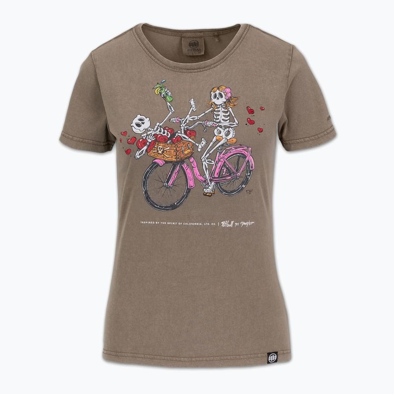 Dámské tričko Pitbull Cruisinandboozin dark brown 4