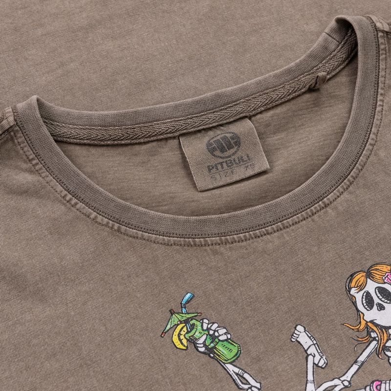 Dámské tričko Pitbull Cruisinandboozin dark brown 6