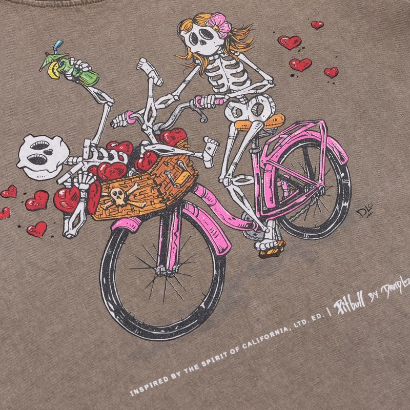 Dámské tričko Pitbull Cruisinandboozin dark brown 7