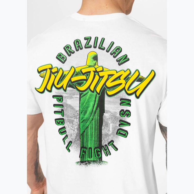 Pánské tričko Pitbull BJJ FIGHT DVSN white 4