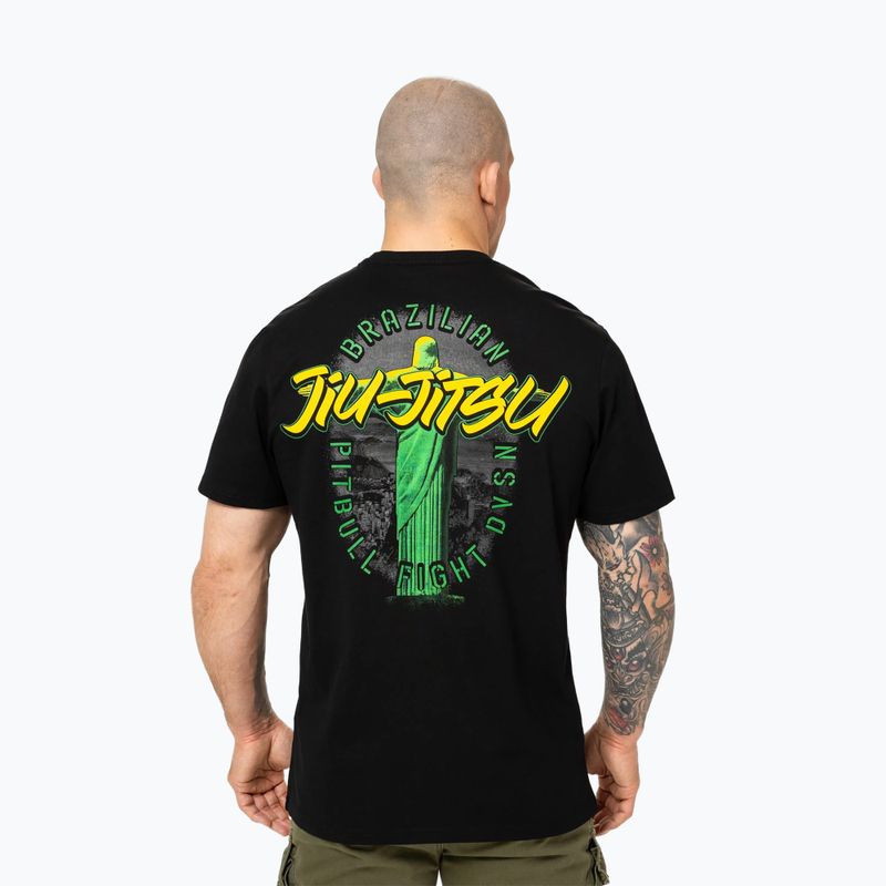 Pánské tričko Pitbull BJJ FIGHT DVSN black 3