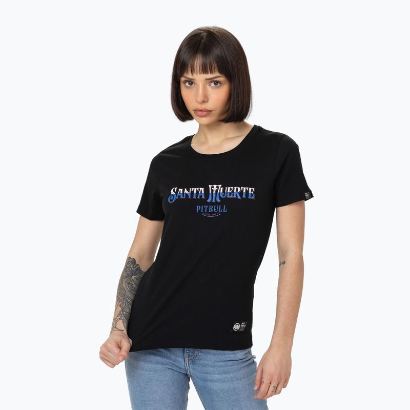 Dámské tričko Pitbull Santa Muerte Blue black