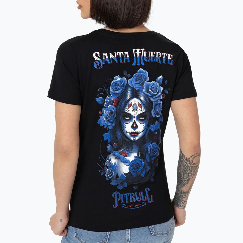 Dámské tričko Pitbull Santa Muerte Blue black 3