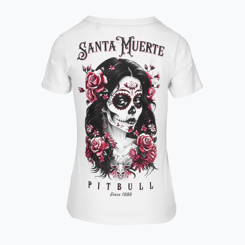 Dámské tričko Pitbull Santa Muerte Rose white 4