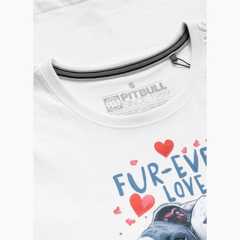 Dámské tričko Pitbull Fur Ever Love white 3
