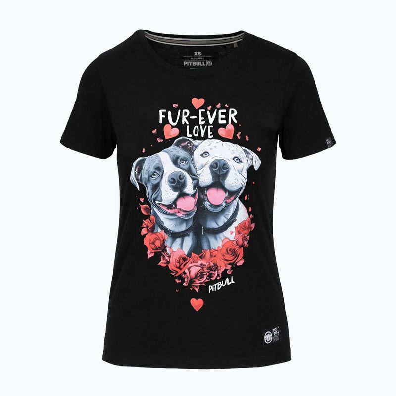 Dámské tričko Pitbull Fur Ever Love black