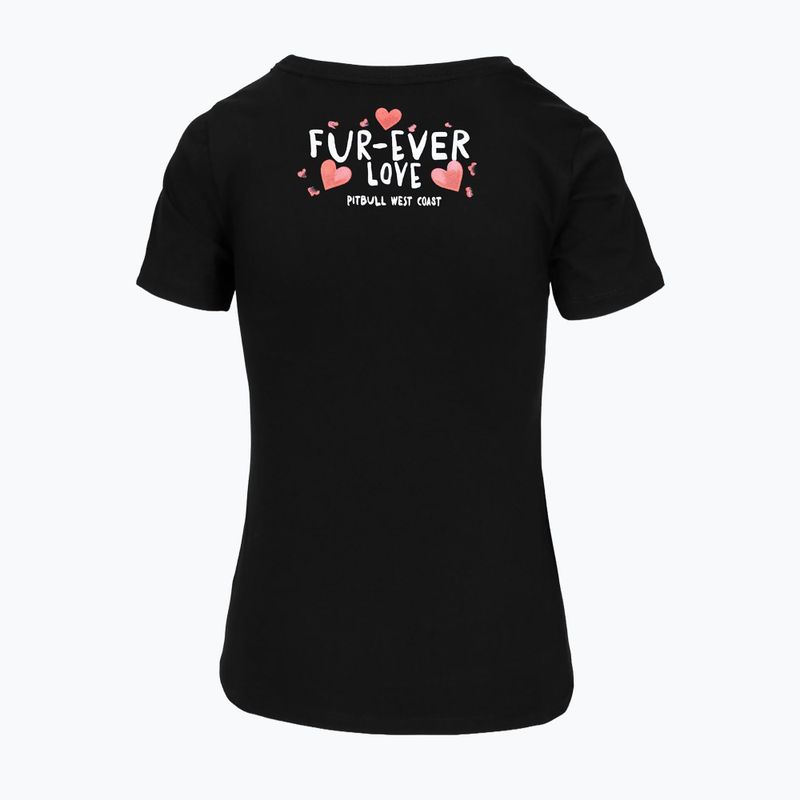 Dámské tričko Pitbull Fur Ever Love black 2