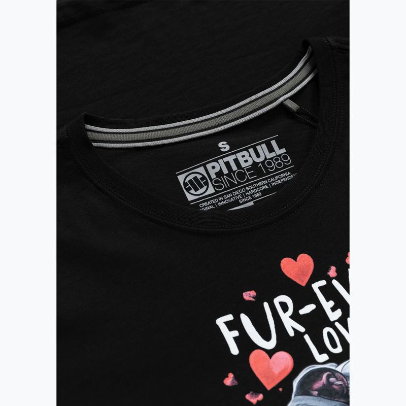 Dámské tričko Pitbull Fur Ever Love black 3