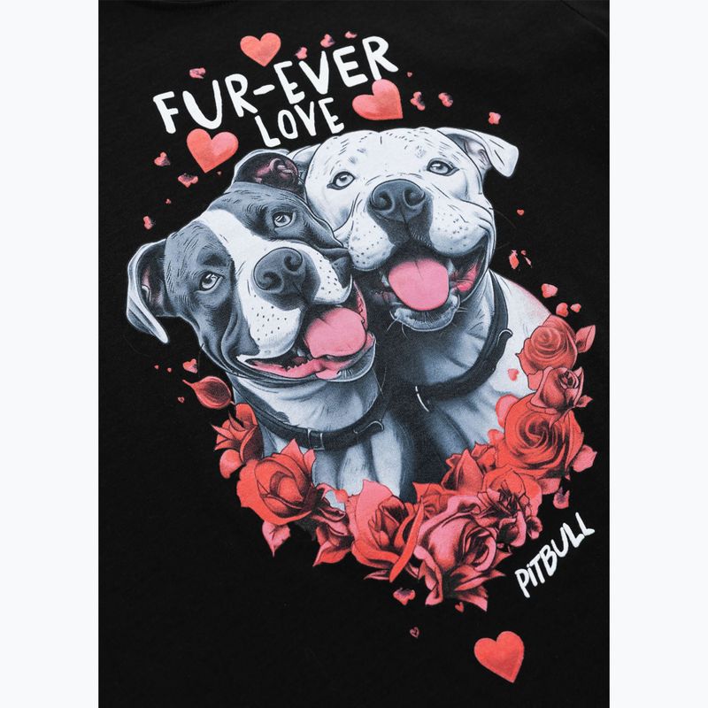 Dámské tričko Pitbull Fur Ever Love black 4