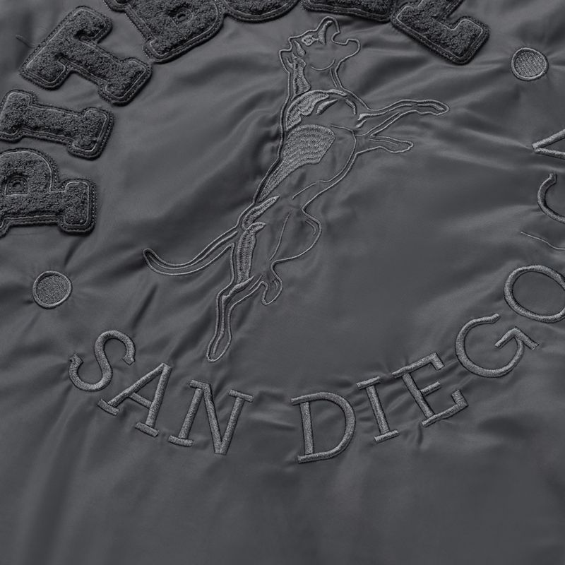 Pánská bunda Pitbull Hacket Washed Bomber graphite 5