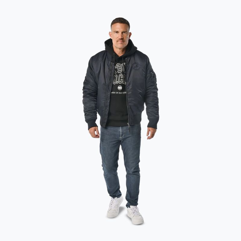 Pánská bunda Pitbull Hacket Washed Bomber dark navy 2