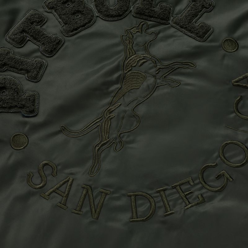 Pánská bunda Pitbull Hacket Washed Bomber dark green 5