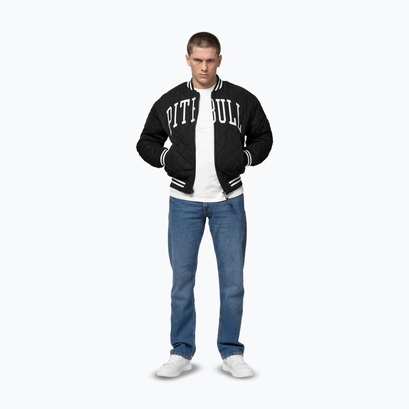 Pánská bunda Pitbull Jupiter Padded Baseball black 2
