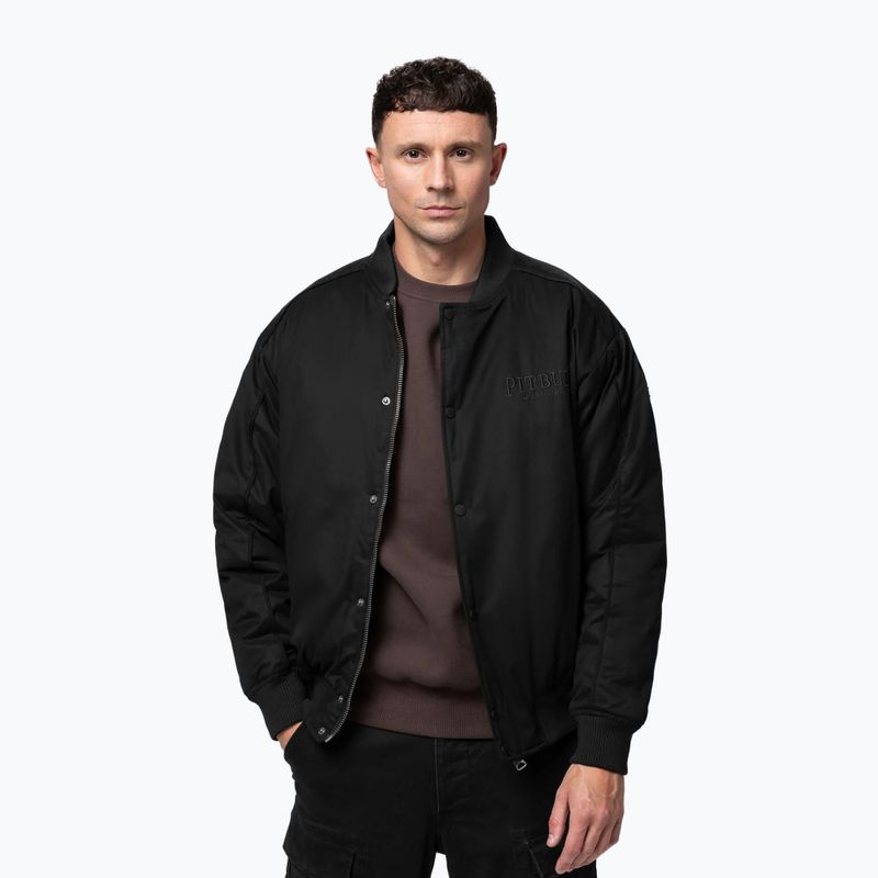 Pánská bunda Pitbull Radford Baseball black/black 4
