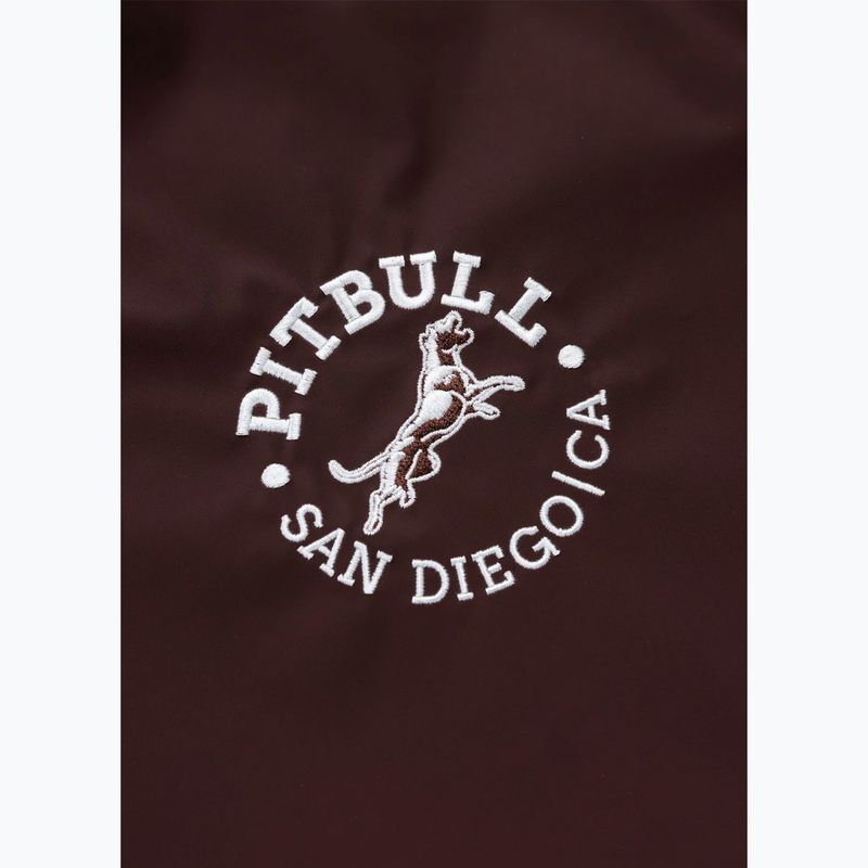 Pánská bunda Pitbull Manolito Baseball burgundy 10