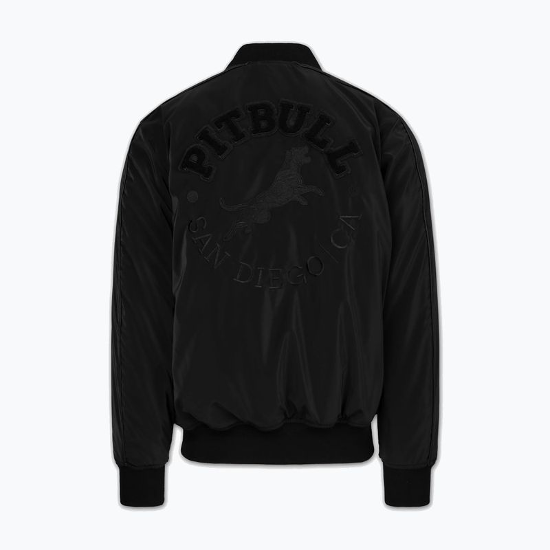 Pánská bunda Pitbull Manolito Baseball black/black 7