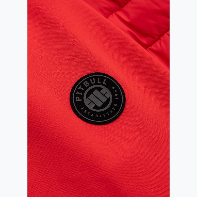 Pánská bunda Pitbull Palomar Padded Hooded Hybrid fluorescent/red 9