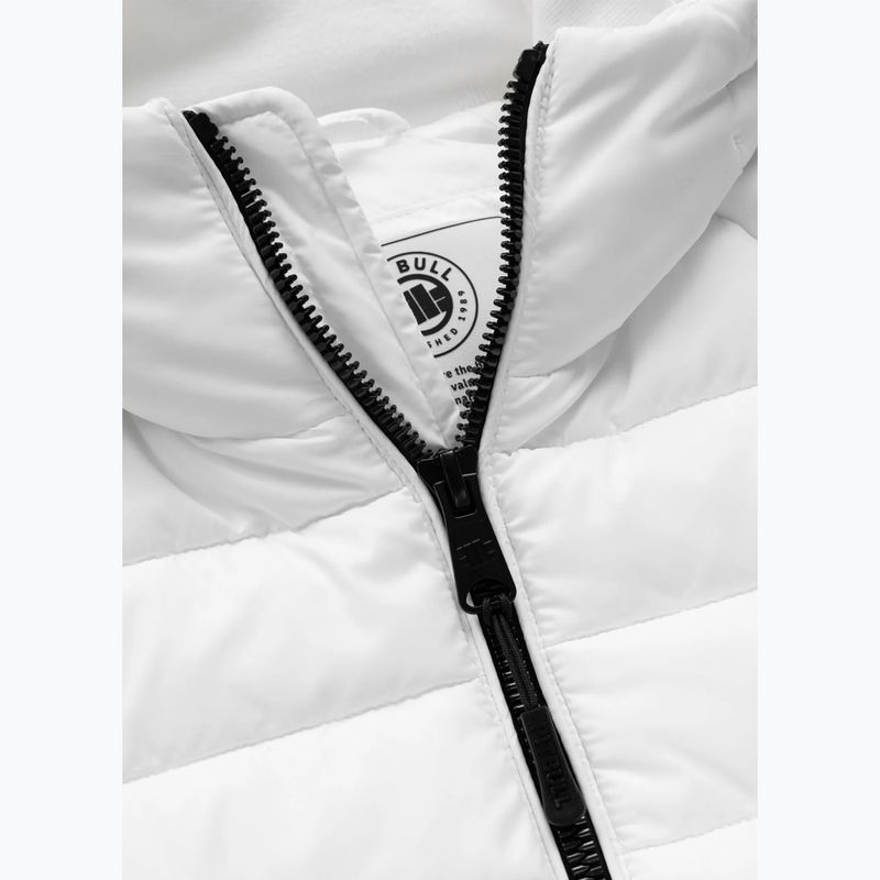 Pánská bunda Pitbull Palomar Padded Hooded Hybrid white 7