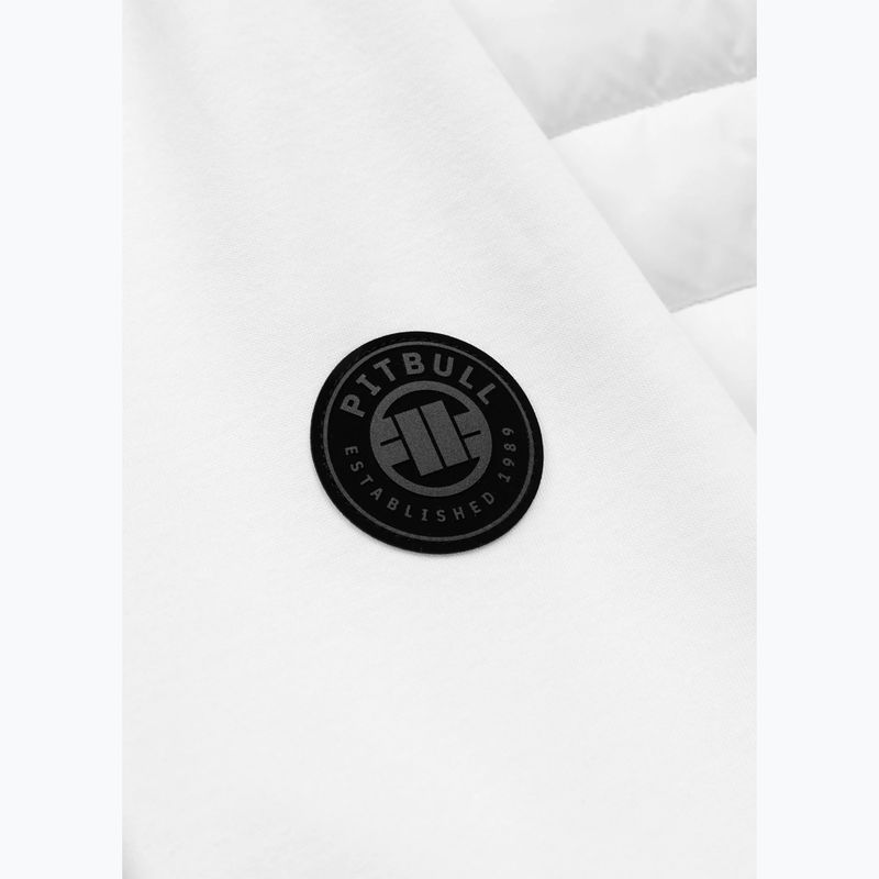 Pánská bunda Pitbull Palomar Padded Hooded Hybrid white 9