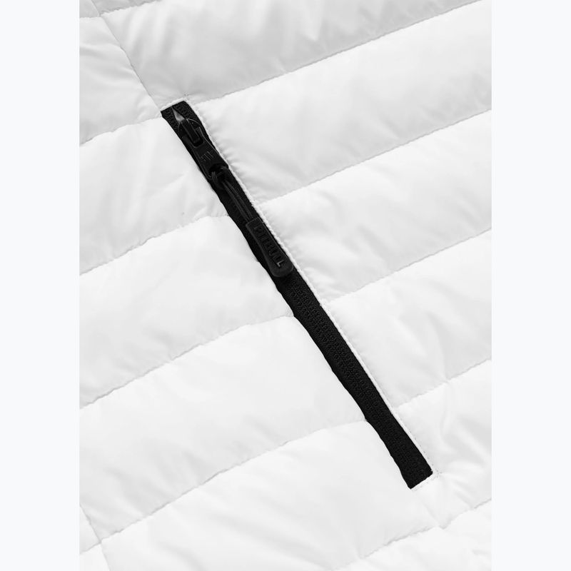 Pánská bunda Pitbull Palomar Padded Hooded Hybrid white 11