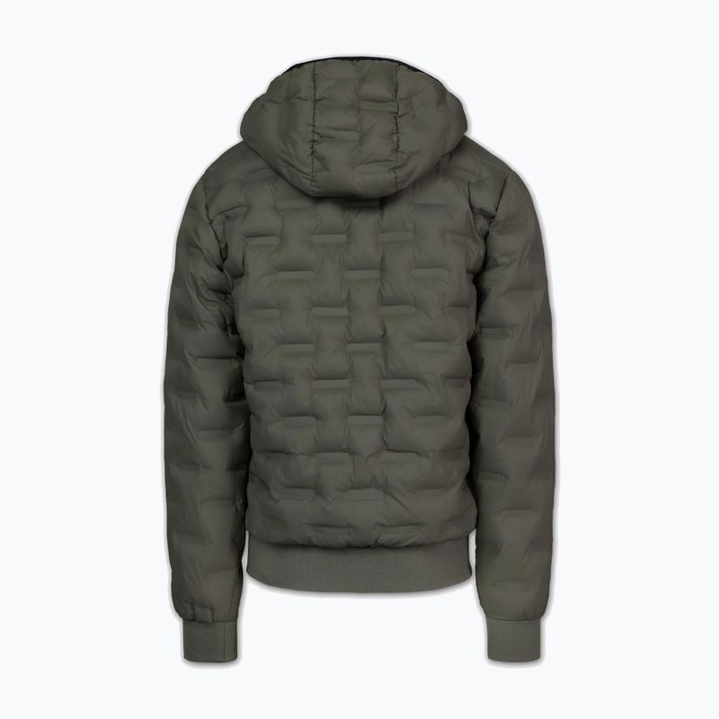 Pánská zimní bunda Pitbull Fisk Quilted Hooded olive 4