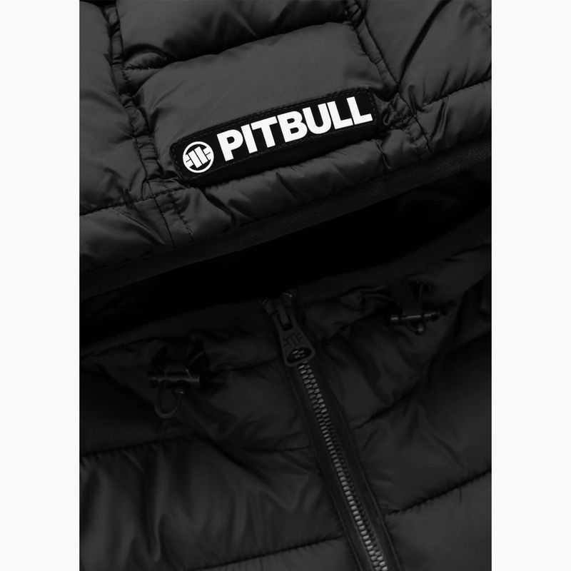 Pánská zimní bunda Pitbull Rubio Quilted Hooded black 8