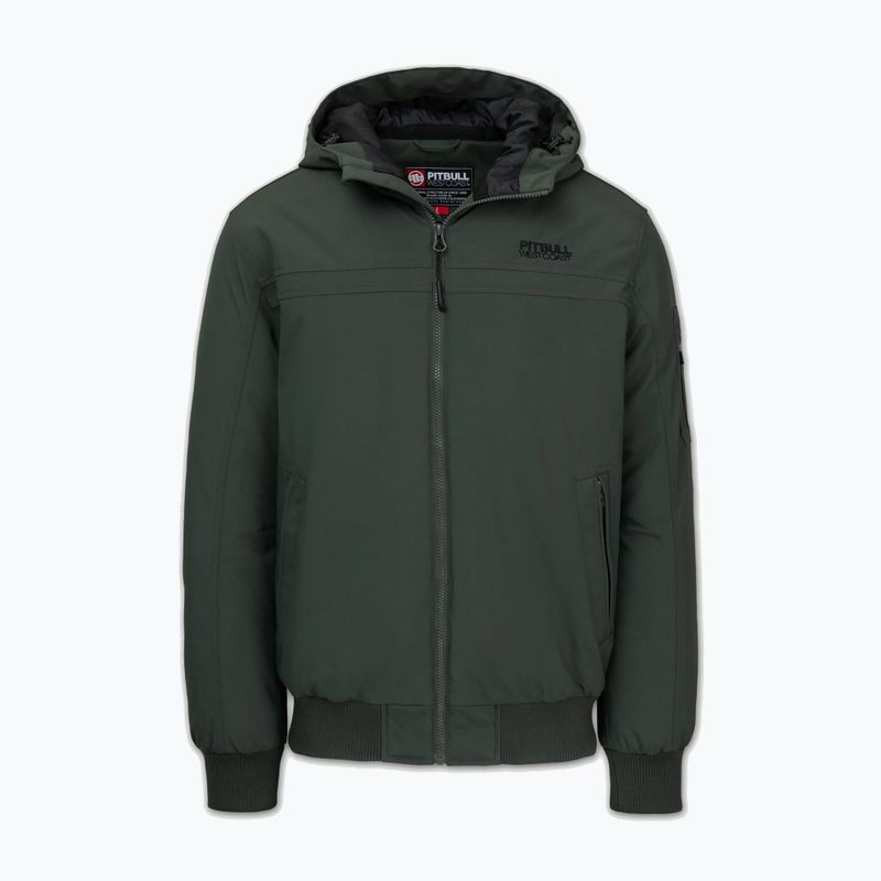 Pánská zimní bunda Pitbull Balboa 2 Hooded dark green 6