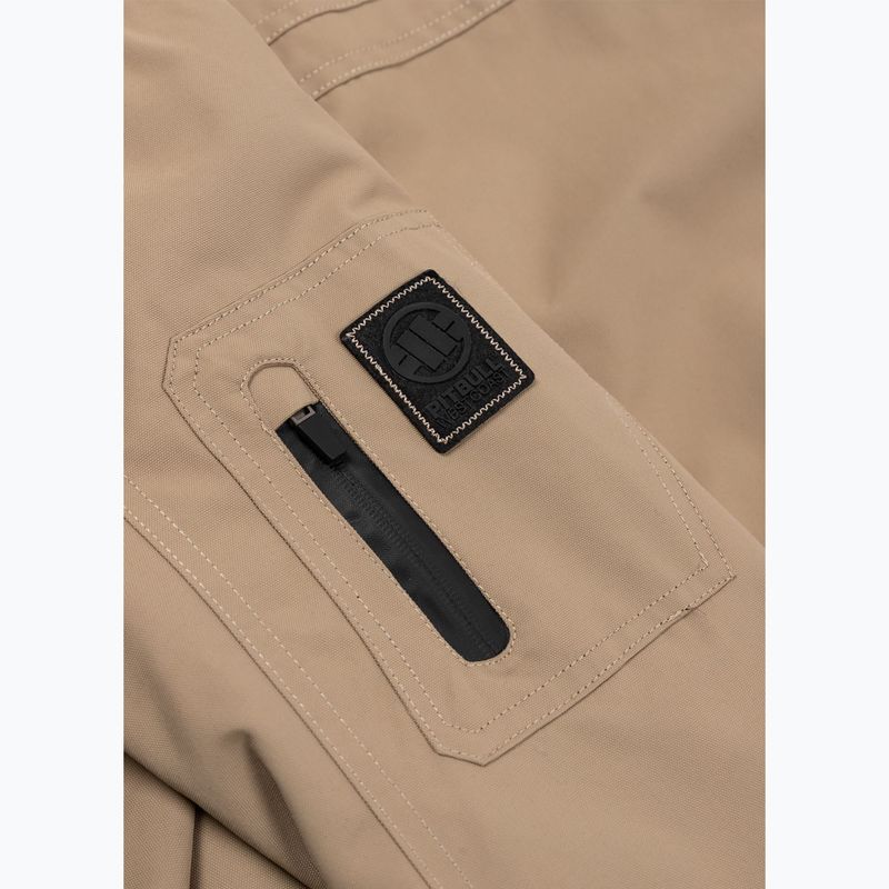 Pánská zimní bunda Pitbull Balboa 2 Hooded dark sand 10