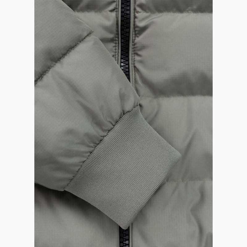 Pánská zimní bunda Pitbull Dillon Quilted Hooded dusty salvia 11