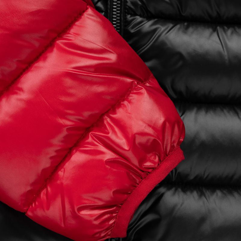 Pánská zimní bunda Pitbull Shatto Quilted Hooded red/black 6