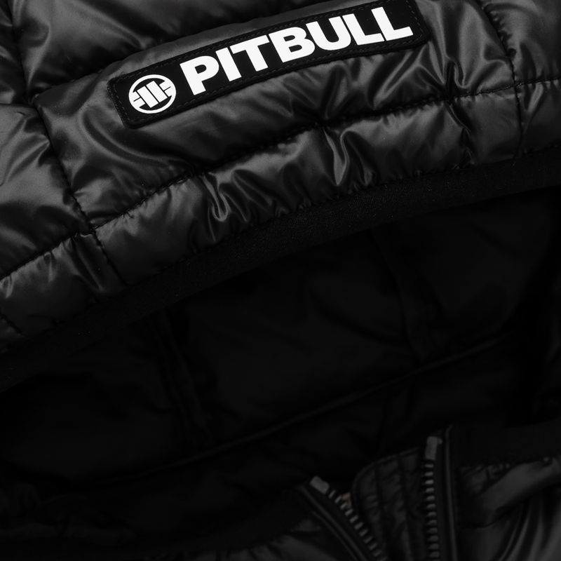 Pánská zimní bunda Pitbull Shatto Quilted Hooded black 5