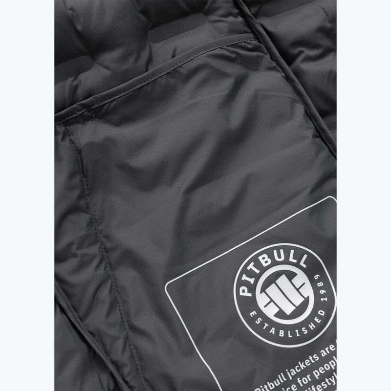 Pánská zimní bunda Pitbull Camino Quilted Hooded graphite 10