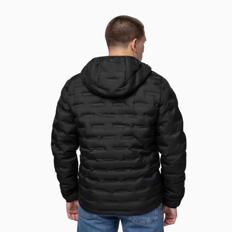 Pánská zimní bunda Pitbull Camino Quilted Hooded black 3