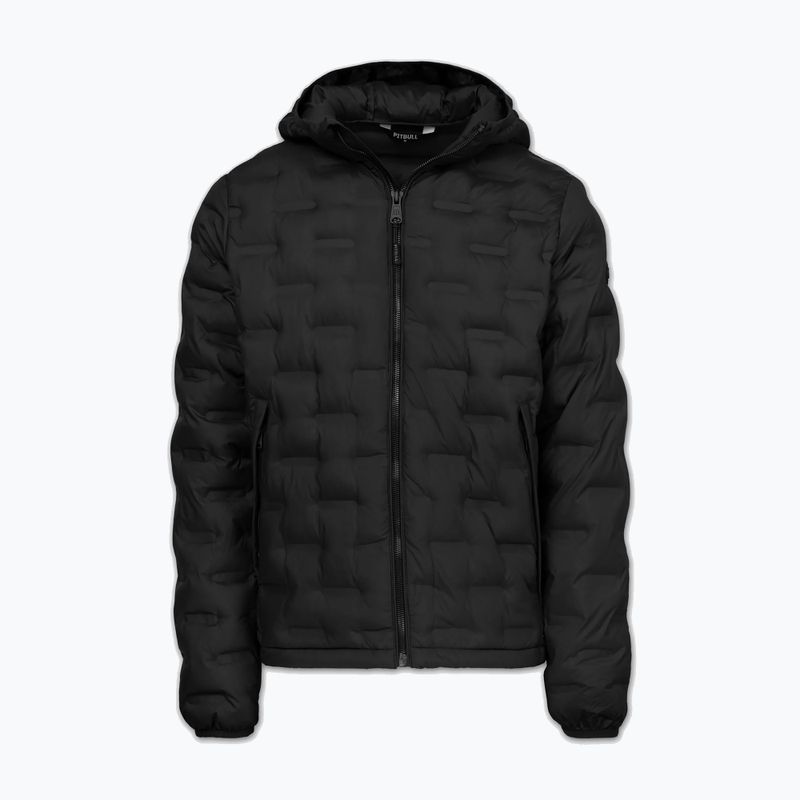 Pánská zimní bunda Pitbull Camino Quilted Hooded black 5