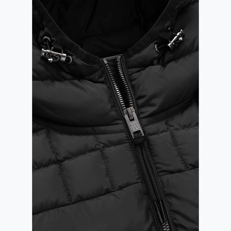 Pánská zimní bunda Pitbull Foothill Hooded Padded black 7