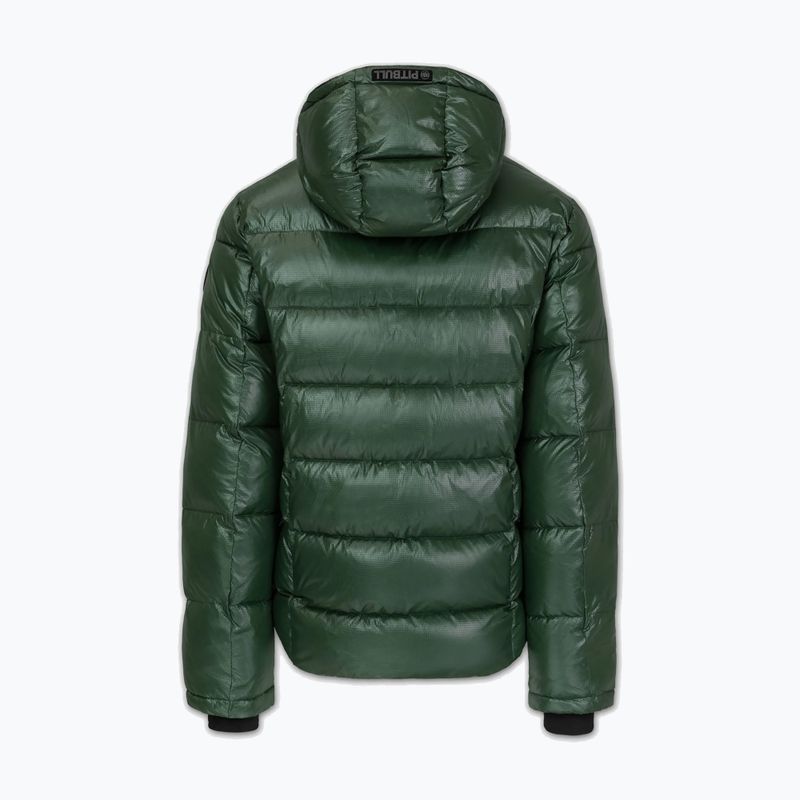 Pánská zimní bunda Pitbull Pepperwood Ribstop Padded Hooded black/green 6