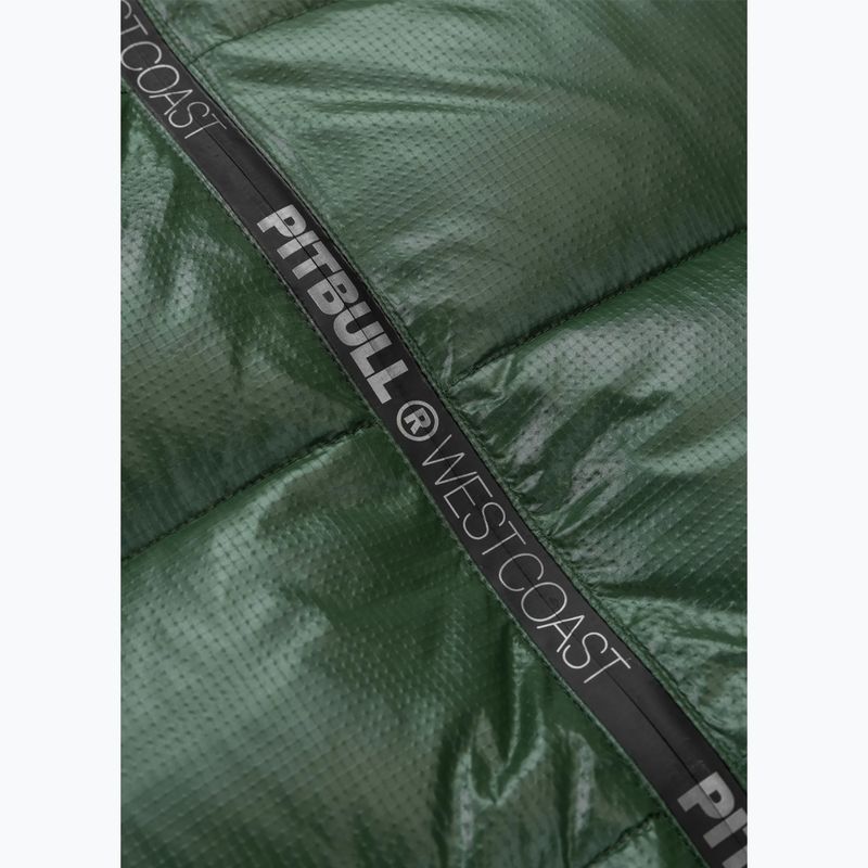 Pánská zimní bunda Pitbull Pepperwood Ribstop Padded Hooded black/green 11