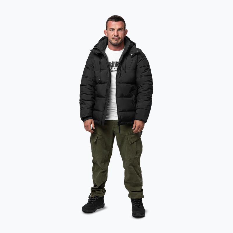 Pánská zimní bunda Pitbull Piedmont Quilted Hooded black 2