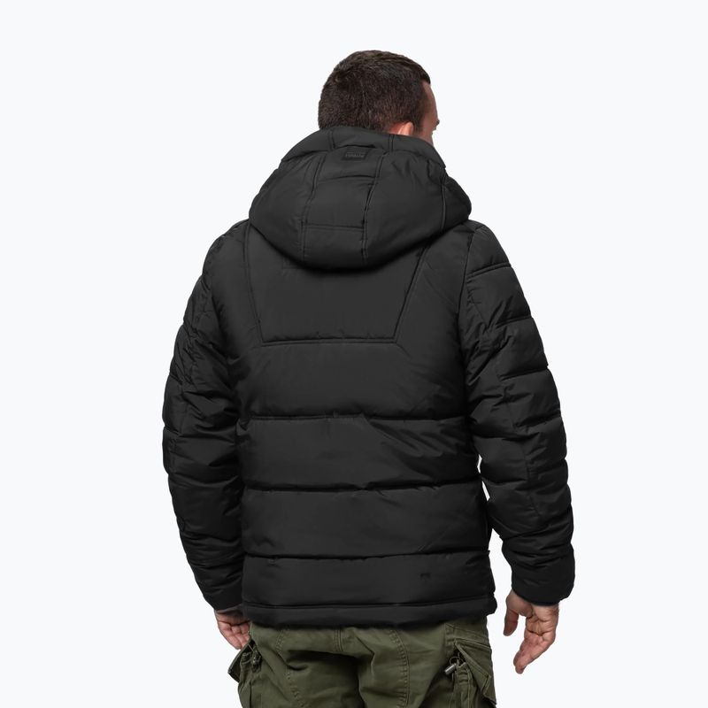 Pánská zimní bunda Pitbull Piedmont Quilted Hooded black 3