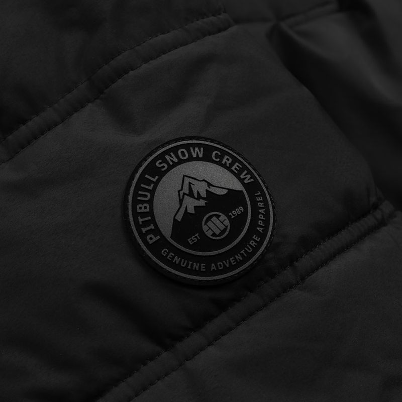 Pánská zimní bunda Pitbull Piedmont Quilted Hooded black 7