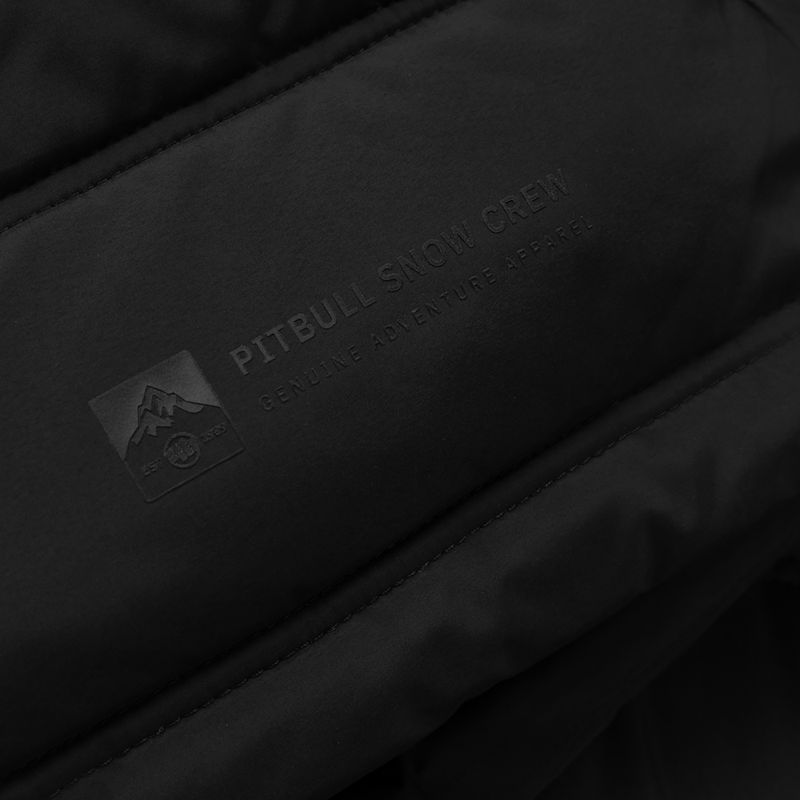 Pánská zimní bunda Pitbull Piedmont Quilted Hooded black 10