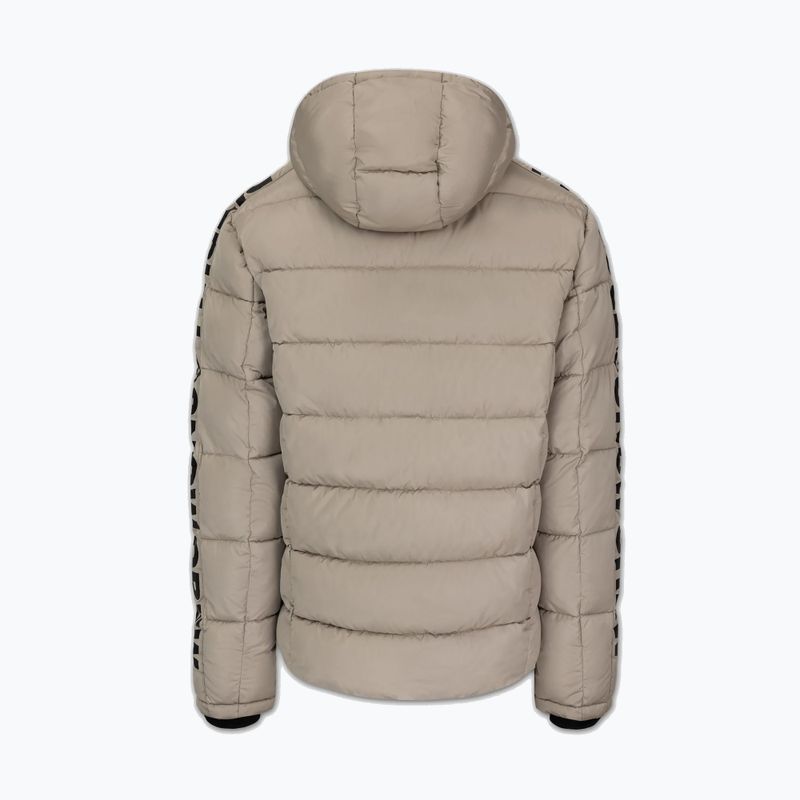 Pánská zimní bunda Pitbull Airway 4 Padded Hooded pale sand 8