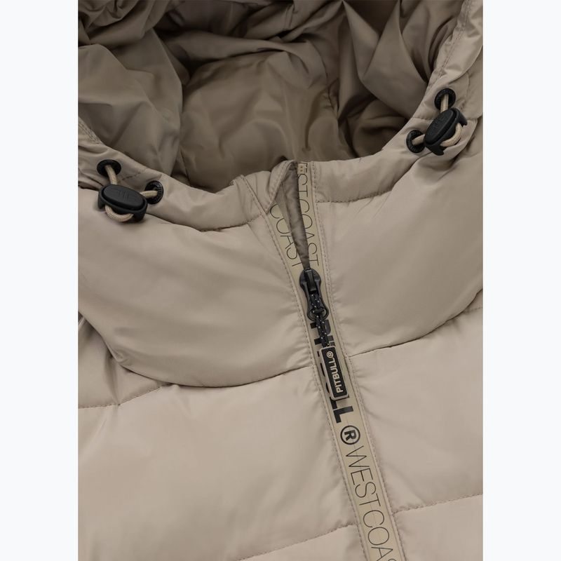 Pánská zimní bunda Pitbull Airway 4 Padded Hooded pale sand 9