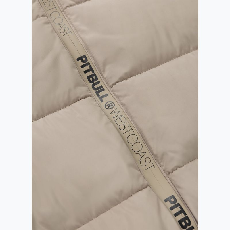 Pánská zimní bunda Pitbull Airway 4 Padded Hooded pale sand 11