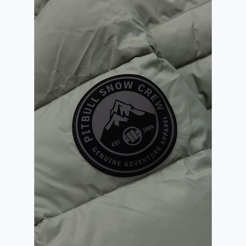 Pánská zimní bunda Pitbull Crestline Padded Hooded dusty salvia 10