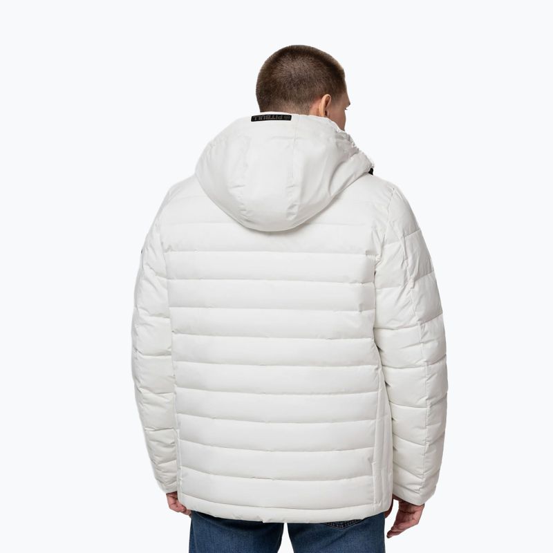 Pánská zimní bunda Pitbull Crestline Padded Hooded off white 3