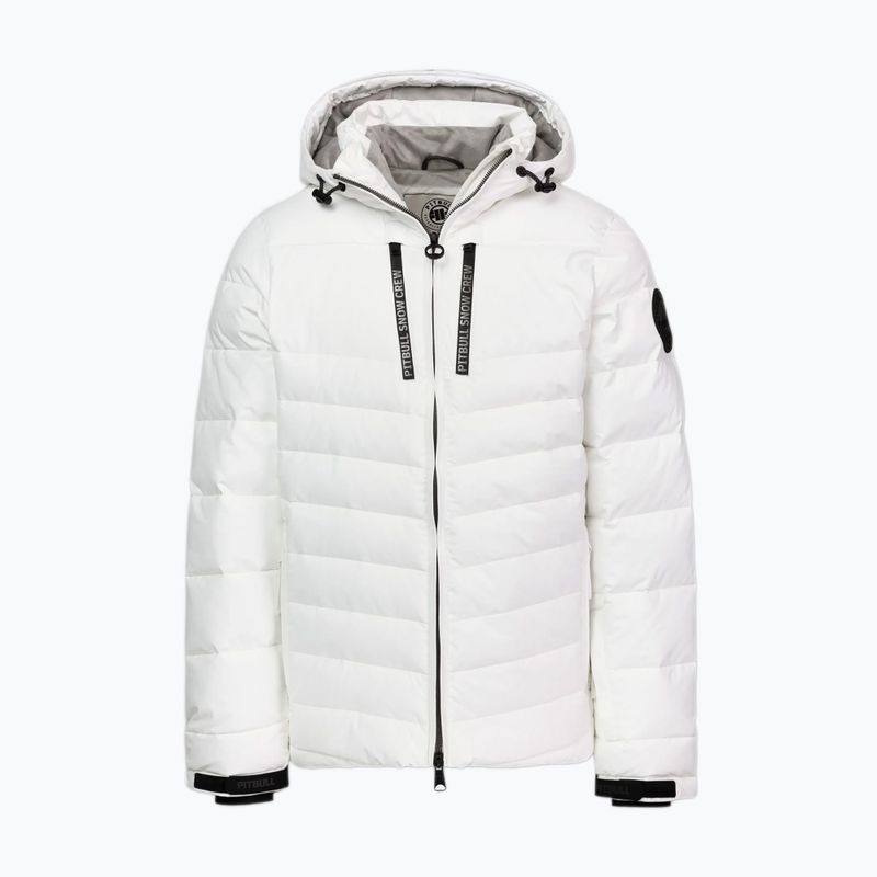 Pánská zimní bunda Pitbull Crestline Padded Hooded off white 6