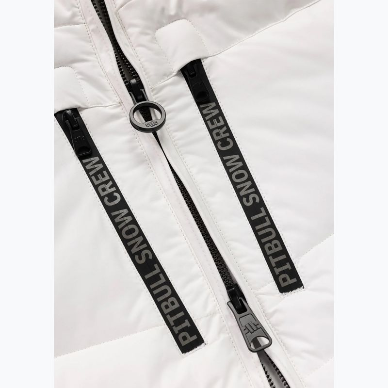 Pánská zimní bunda Pitbull Crestline Padded Hooded off white 11