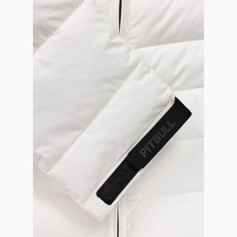 Pánská zimní bunda Pitbull Crestline Padded Hooded off white 13